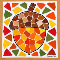 anteprima - Materiale di supporto/inclusione - DISEGNI AUTUNNALI PER MOSAICI COLORATI - Pagina 1
