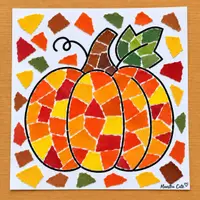 anteprima - Materiale di supporto/inclusione - DISEGNI AUTUNNALI PER MOSAICI COLORATI - Pagina di copertina