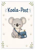 Vorschau - Poster - Klassentier Koala - liebevoll gestaltete Vorlagen für deinen Klassenraum - Deckblatt