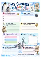 Vorschau - Arbeitsblätter - BACK TO SCHOOL 3 Englisch-Arbeitsblätter | Ferien, Klassengemeinschaft, Ziele - Seite 1