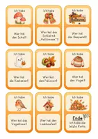 Vorschau - Spiele - Lesespiel Herbst (Ich habe - wer hat / Rätsel) - Seite 3