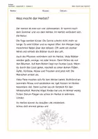 Vorschau - Text - Was macht der Herbst? – Sachtext 2. Klasse – 3-fach differenziert mit Silbenmarkierung - Seite 2
