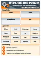 Vorschau - Arbeitsblätter - Einfache Maschinen – 3 Lernspiele zu Hebel, Rolle, Keil & schiefer Ebene - Seite 2