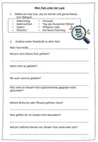 Vorschau - Arbeitsblätter - Feste begleiten unser Leben Steckbrief zu Festen Freebie - Seite 2