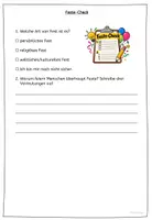 Vorschau - Arbeitsblätter - Feste begleiten unser Leben Steckbrief zu Festen Freebie - Seite 3