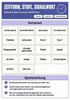 Vorschau - Spiele - Zeitformen – 3 Lernspiele für Klasse 5–7 | Präsens, Präteritum, Perfekt & mehr - Seite 1