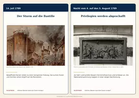 Vorschau - Arbeitsblätter - Französische Revolution im Zeitstrahl | Geschichte 7/8 - Seite 3