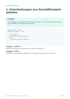 Vorschau - Arbeitsblätter - Java if/else – Logistikfälle Sek II - Seite 1