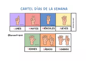 Vista previa - Juegos / Gamificación - Cartel Tarjetas días de la semana Asamblea - página 2