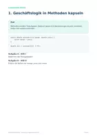 Vorschau - Arbeitsblätter - Java Methoden – Modularisieren | Sek II - Seite 1