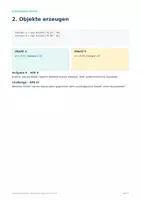 Vorschau - Arbeitsblätter - Java OOP – Klassen & Konstruktoren - Seite 2