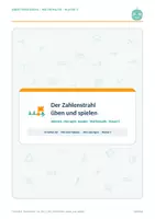 Vorschau - Stundenentwürfe - Zahlenstrahl in Klasse 5, umfassendes Material - Deckblatt