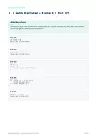 Vorschau - Arbeitsblätter - Java Debugging – 20 Bugs | Sek II - Seite 1