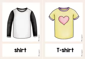 Vorschau - Bildkarten - Flashcards Clothes - Bild- und Wortkarten - Seite 3