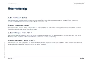 Vorschau - Unterrichtsreihen - Kraft der 5 | Mengen bis 10 im Zehnerfeld | Mathe Klasse 1 | Fünferstruktur - Seite 3