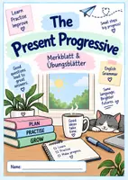 Vorschau - Arbeitsblätter - Present Progressive – Merkblatt & Übungsblätter | Englisch - Deckblatt