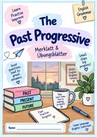 Vorschau - Arbeitsblätter - Materialpaket Simple Past & Past Progressive – Einführungsfolien, Merkblatt und Übungsblätter - Seite 1