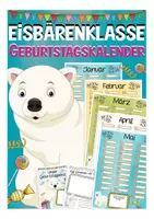 Vorschau - Arbeitsblätter - Geburtstagskalender - Eisbärenklasse - Deckblatt