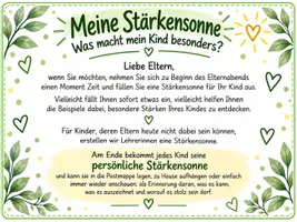 Vorschau - Arbeitsblätter - Meine Stärkensonne Meine Stärken erkennen Elternabend - Seite 2