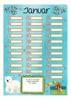 Vorschau - Arbeitsblätter - Geburtstagskalender - Eisbärenklasse - Seite 2