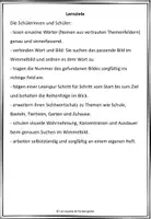 Vorschau - Arbeitsblätter - 25 Lesespuren auf Wortebene - Basisschrift - mit Lösungen - Seite 1