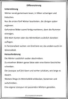 Vorschau - Arbeitsblätter - 25 Lesespuren auf Wortebene - Basisschrift - mit Lösungen - Seite 3