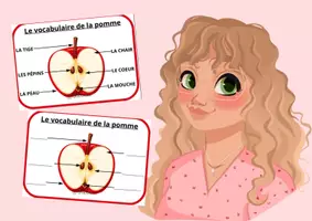 Aperçu - Feuilles d'exercices - Le vocabulaire de la pomme - Page 1