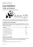Vorschau - Arbeitsblätter - Lesekrimis Klasse 3/4 – 8 Fälle, 3 Lesestufen - Seite 1