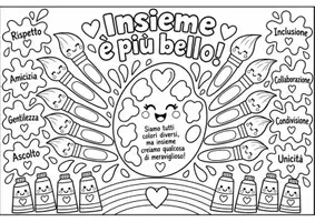anteprima - Materiale di supporto/inclusione - Insieme è piu bello - Materiale per cartellone - Pagina 1