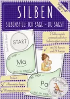 Vorschau - Unterrichtsreihen - Silben lesen in Klasse 1 | Silbenspiel „Ich sage – du sagst" Spiel - Deckblatt