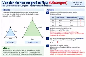 Vorschau - Arbeitsblätter - Von der Kleinen zu Großen Figuren- Streckfaktor k - Seite 2