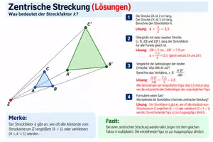 Vorschau - Arbeitsblätter - Zentralische Dreieck- Streckfaktor k - Seite 2