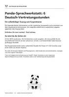 Vorschau - Arbeitsblätter - Gratis Deutsch 3/4 – Einen Aushang schreiben - Deckblatt