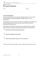 Vorschau - Arbeitsblätter - Gratis Deutsch 3/4 – Einen Aushang schreiben - Seite 1