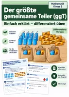 Vorschau - Arbeitsblätter - Gemeinsam mehr erreichen- ggt Differenzierung - Deckblatt
