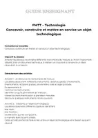 Aperçu - Préparation de séquence / Séquence complète - fmtt-techno-concervoir, construire et mettre en service un objet technologique - Page 1