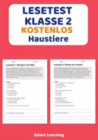 Vorschau - Arbeitsblätter - Kostenlos: Lesetest Klasse 2 Haustiere - Deckblatt