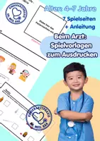 Vorschau - Spiele - Rollenspiel Arzt – Kindergarten & Vorschule - Deckblatt