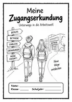 Vorschau - Stundenentwürfe - Zugangserkundung im Betrieb – Arbeitsheft mit Begleitmaterialien - Seite 1