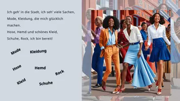 Vorschau - Arbeitsblätter - Kleider und Klamotten DaF A2-B1 - Seite 1