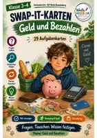 Vorschau - Spiele - Swap-it-Kartenspiel: Geld und Bezahlen – bewegtes Klassenspiel für Sachunterricht 3/4 | Farbe & S/W | Duplex- und manueller Druck - Deckblatt