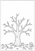 Vorschau - Mal- und Bastelvorlagen - Kunst im Herbst: Mein Herbstbaum Klasse 1-4 - Seite 2