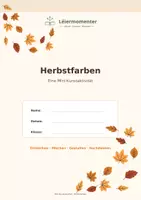 Vorschau - Anderer Materialtyp - Mini Kunstaktivität Herbstfarben - Seite 1