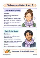 Vorschau - Stundenentwürfe - Wer hat den Kürbis gestohlen? Detektivgeschichte mit Logikrätsel – Herbst & Halloween, Klasse 3–5 - Seite 3
