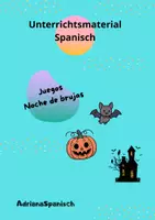 Vorschau - Arbeitsblätter - Juegos Noche de brujas - Deckblatt