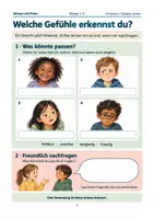 Vorschau - Arbeitsblätter - Meine Gefühle am ersten Schultag – Freude, Mut & Aufregung - Seite 2