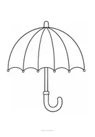 Vorschau - Mal- und Bastelvorlagen - Kunst: Regenschirme im Herbst Klasse 1-3 - Seite 3