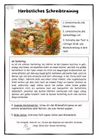 Vorschau - Arbeitsblätter - Herbstliches Schreibtraining - Abschreiben & Rechtschreibung - Seite 3