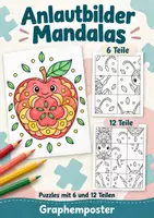 Vorschau - Arbeitsblätter - Mandala Puzzle zu den Anlautbildern - Deckblatt