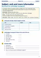 Vorschau - Arbeitsblätter - Englisch Schreiben Arbeitsheft Klasse 5 bis 6 Sätze Texte und E-Mails sicher verfassen - Seite 1